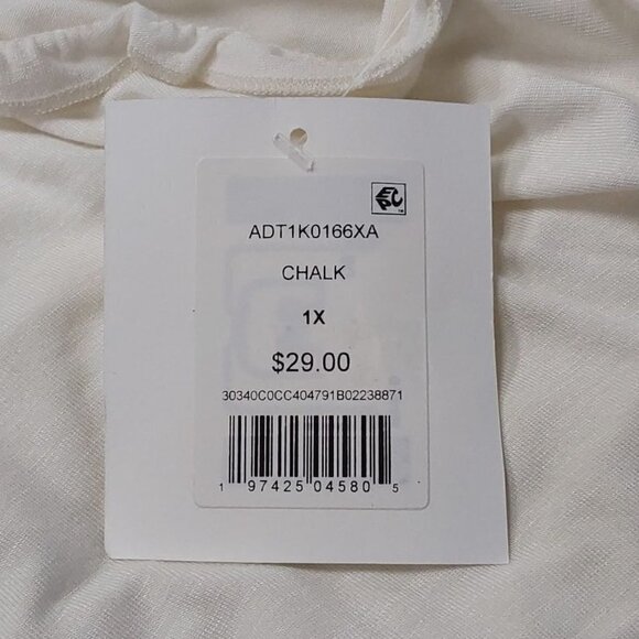 Ruffle Sleeve Tank | 89th + Madison | 1X - Picture 8 of 10